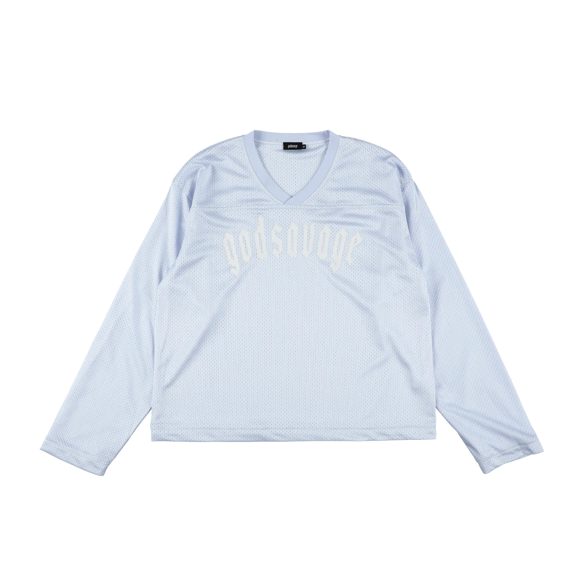 MESH L/S TEE - BLUE – god savage