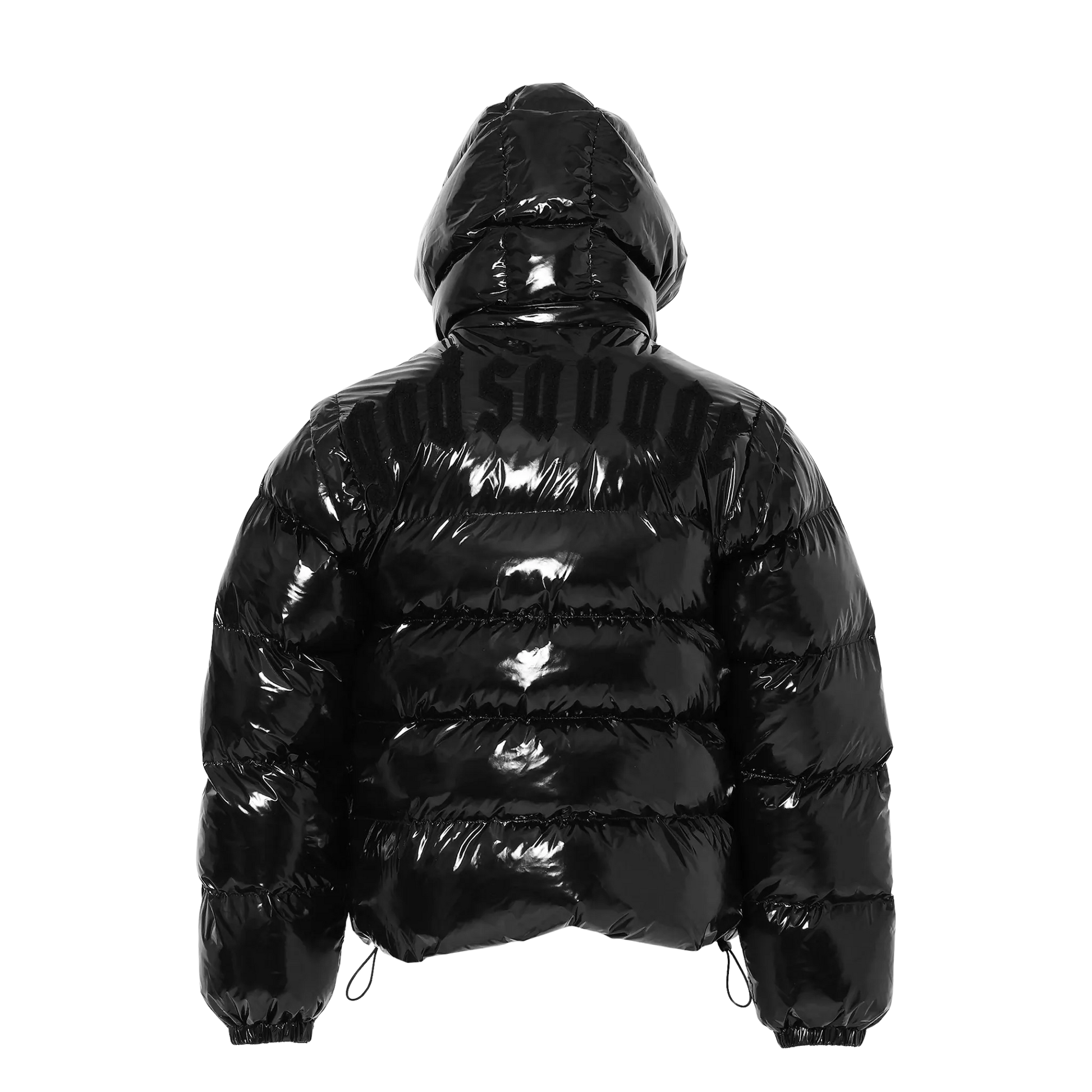 即購入OK 　ゴッドサヴェージ　ダウン　Mサイズメタリックナイロン2WAY METALLIC NYLON 2WAY JACKET - BLACK – god savage