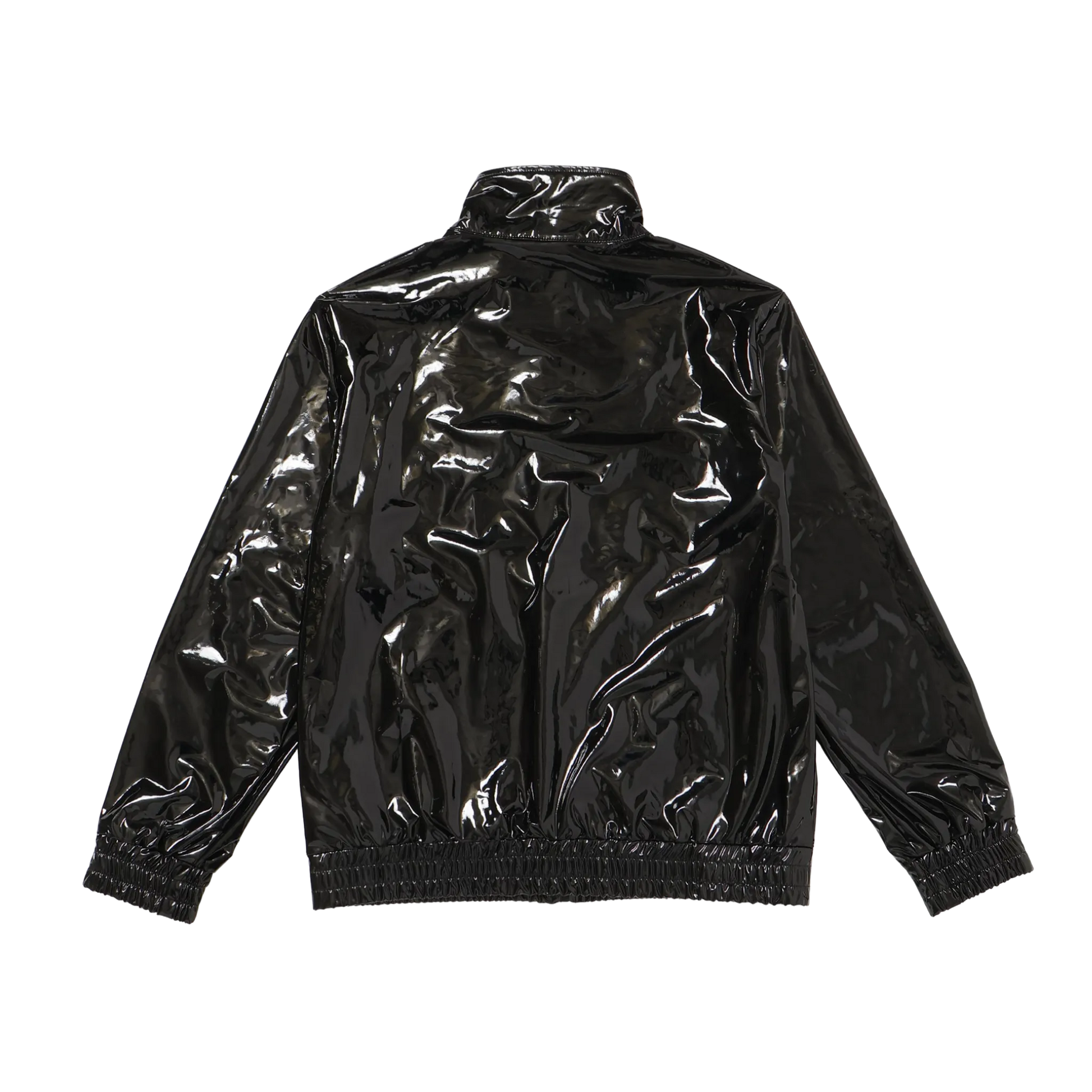 METALLIC TRACK JACKET - BLACK – god savage METALLIC TRACK JACKET - BLACK – god savage