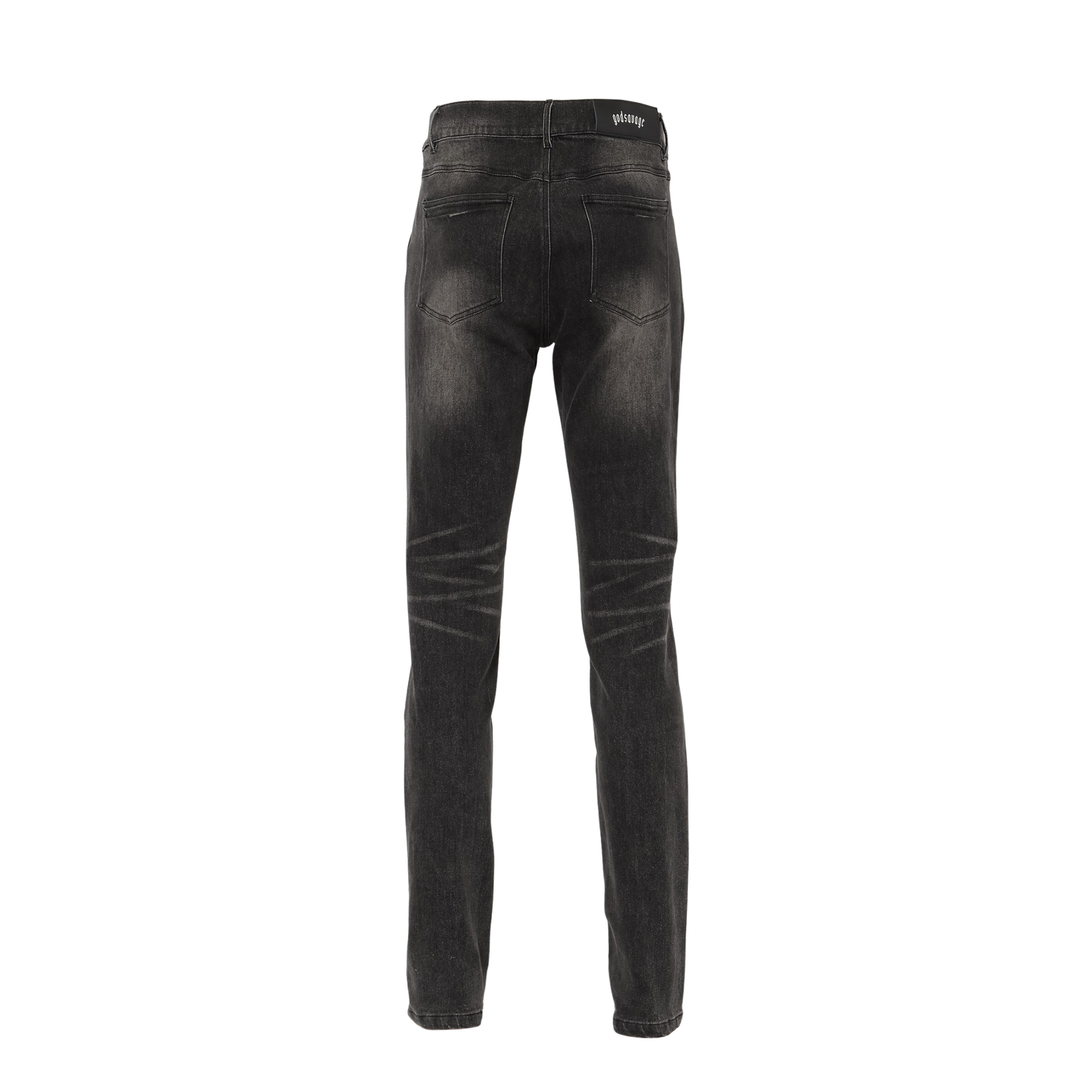 OG LOGO DENIM PANTS- BLACK