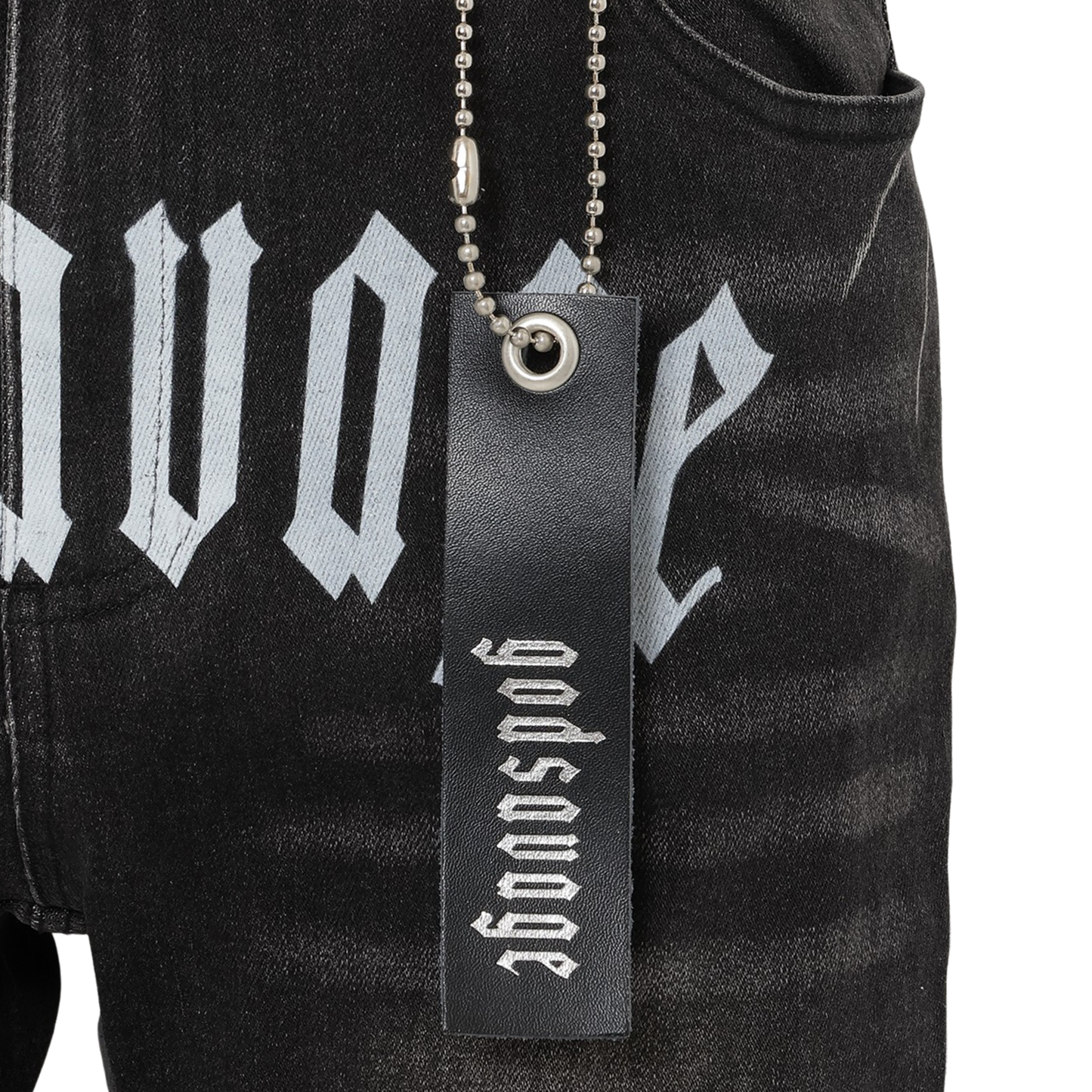 OG LOGO DENIM PANTS- BLACK
