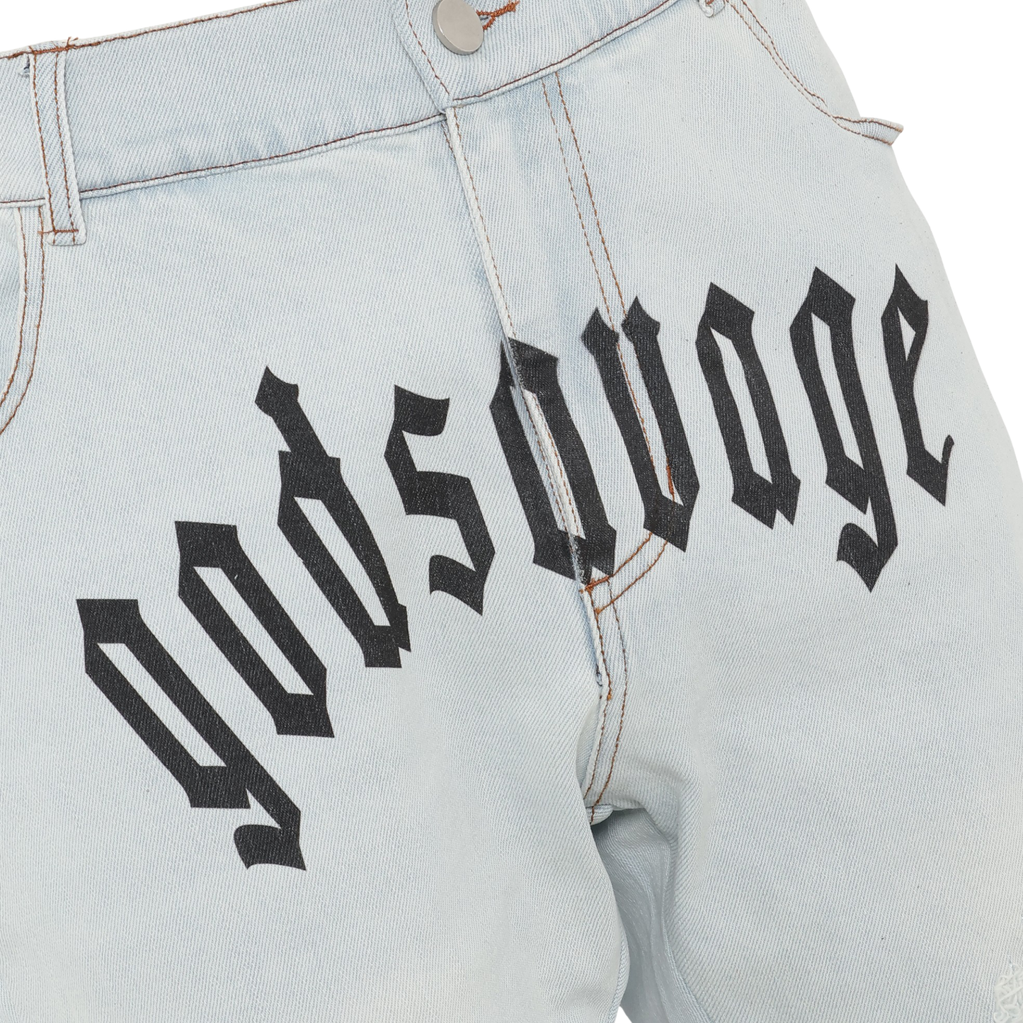 OG LOGO DENIM PANTS - LIGHT BLUE