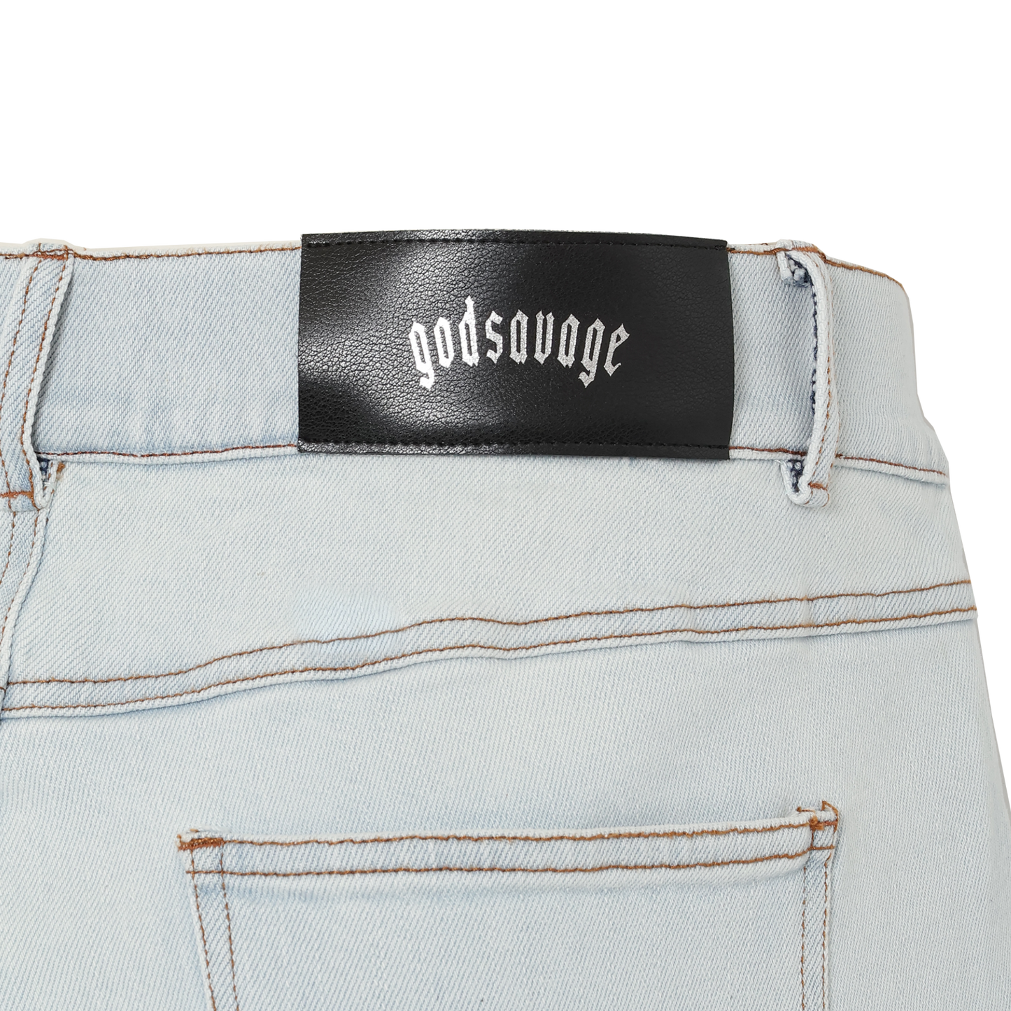 OG LOGO DENIM PANTS - LIGHT BLUE