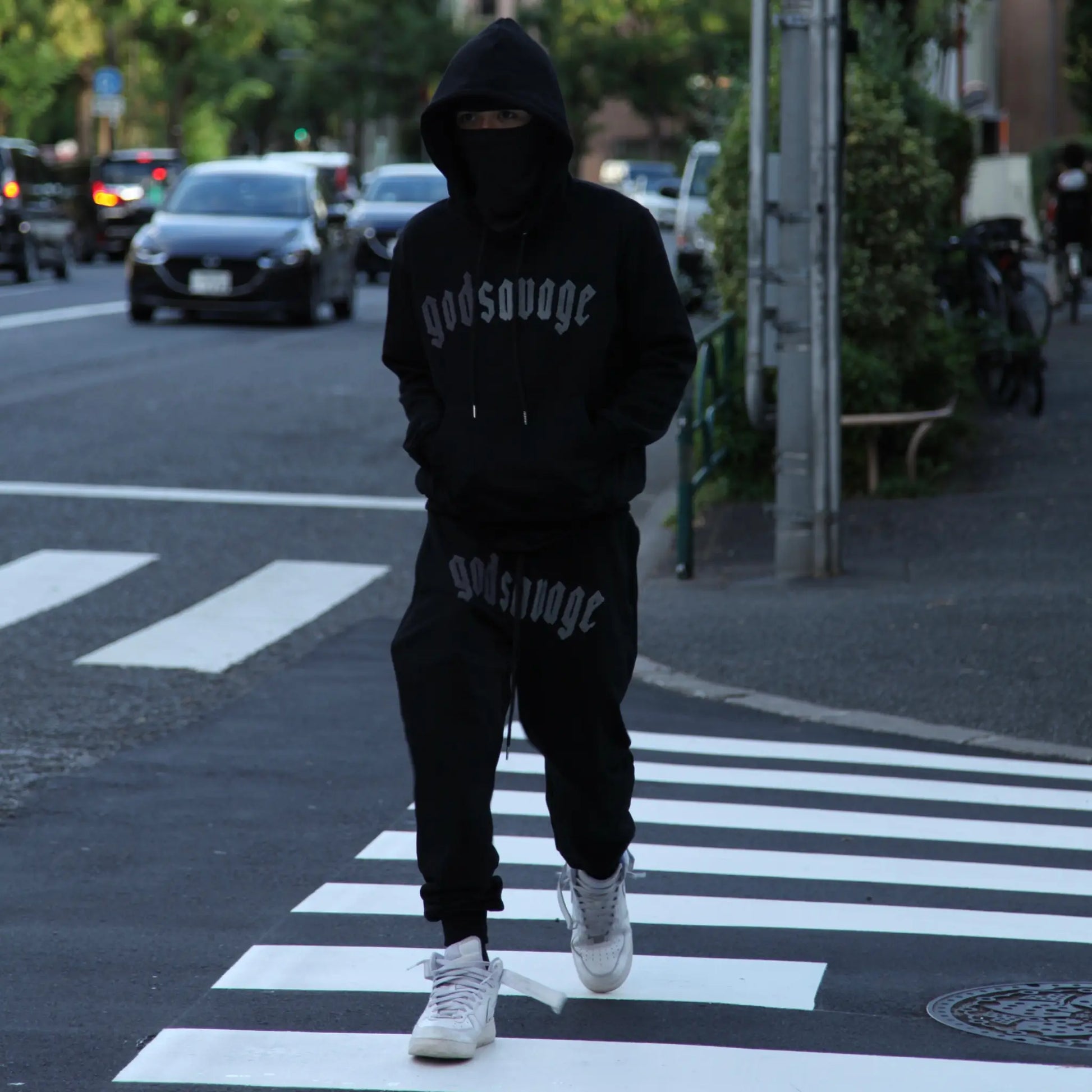 変更しますかgodsavage OG LOGO HOODIE - BLACK Mサイズ - パーカー