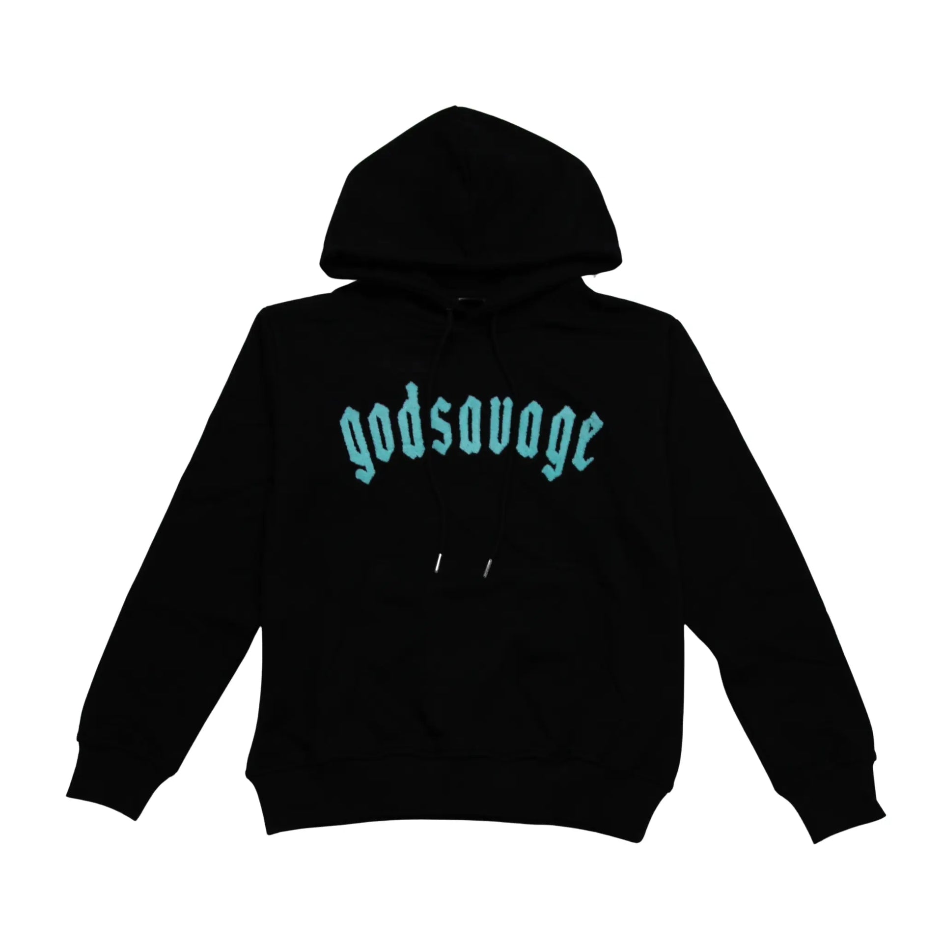 OG LOGO HOODIE - BLACK & MINT – god savage