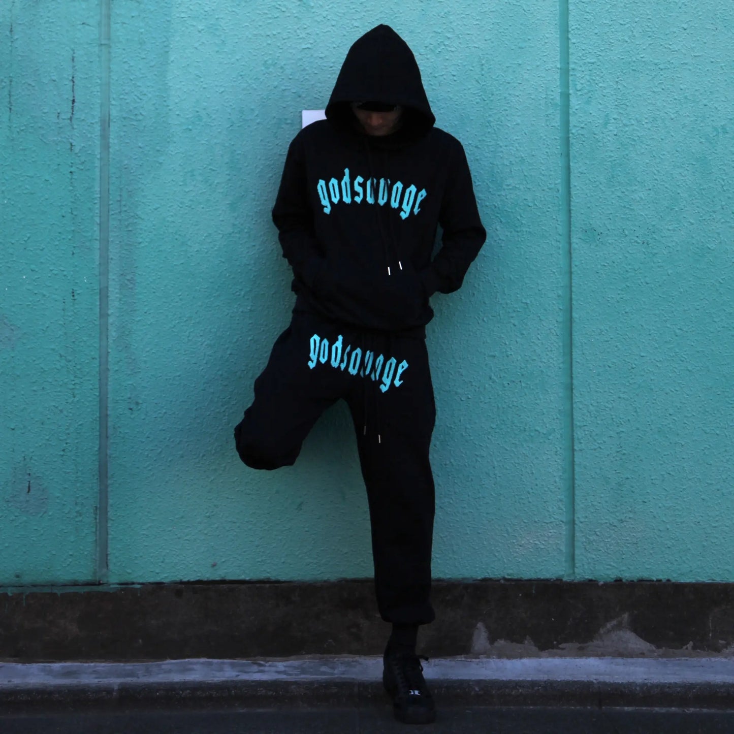 godsavage OG LOGO HOODIE - BLACK Mサイズ