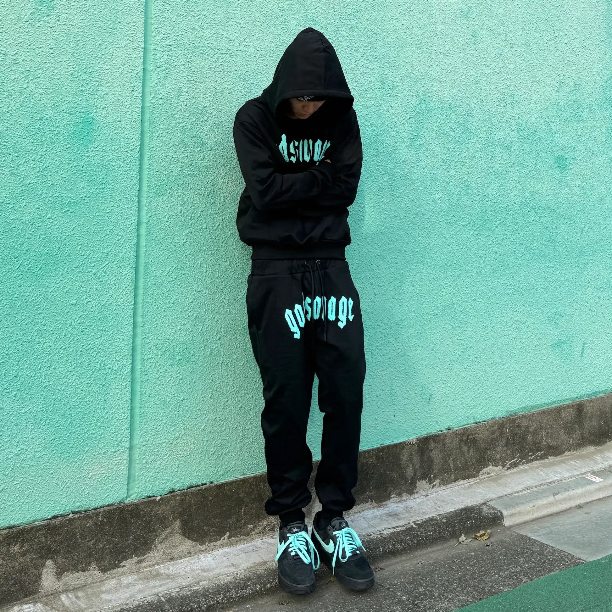 OG LOGO HOODIE - MINT – god savage OG LOGO HOODIE - MINT – god savage