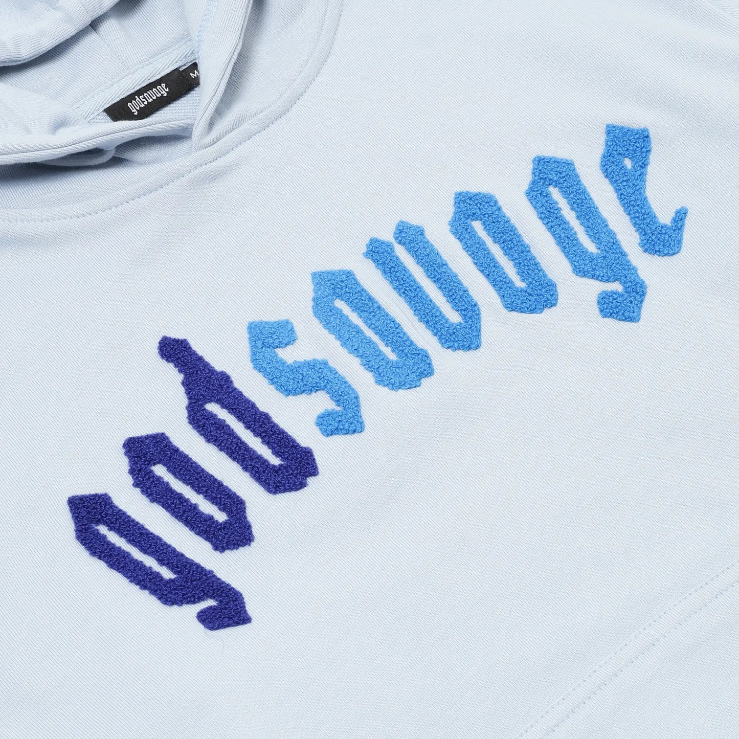 OG LOGO HOODIE - SKY BLUE – god savage OG LOGO HOODIE - SKY BLUE – god savage