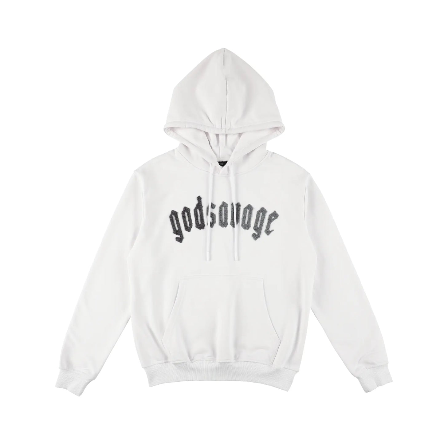 OG LOGO HOODIE - WHITE & GREY