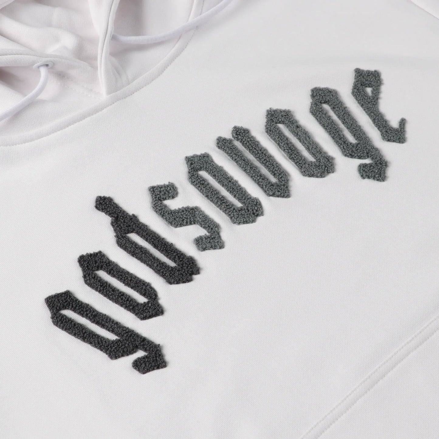 OG LOGO HOODIE - WHITE & GREY