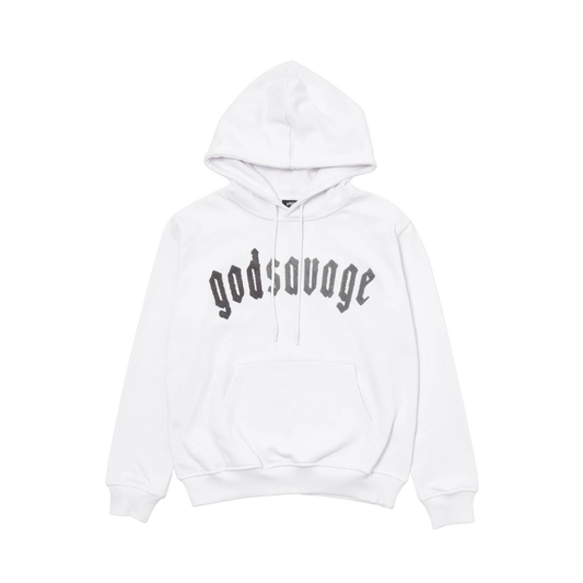 OG LOGO HOODIE - WHITE & GREY