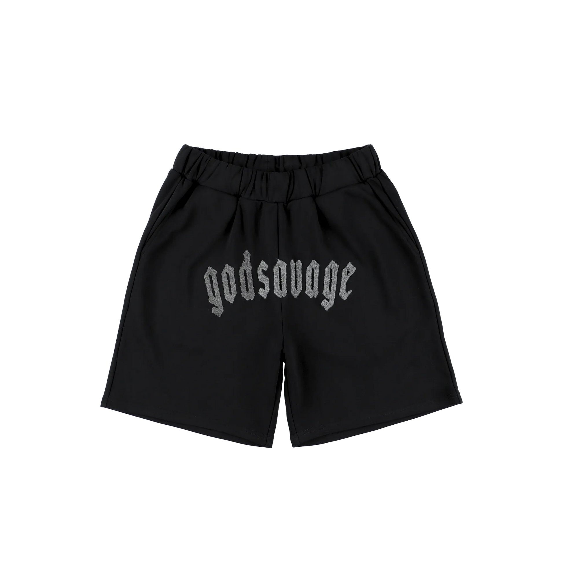 OG LOGO SHORTS - BLACK – god savage