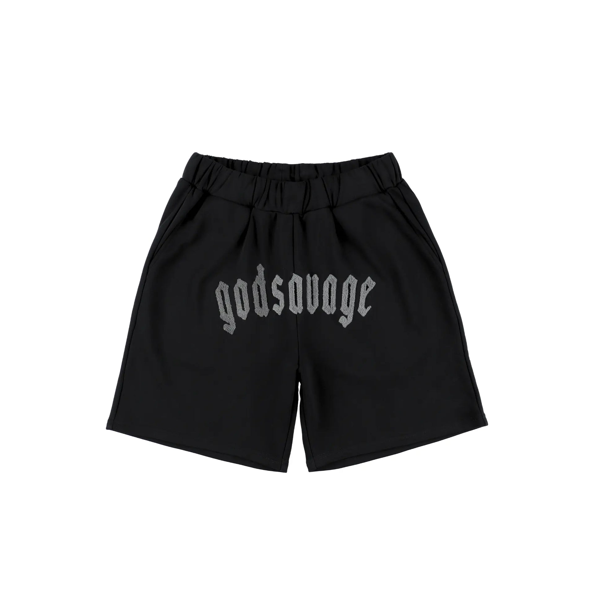OG LOGO SHORTS - BLACK – god savage