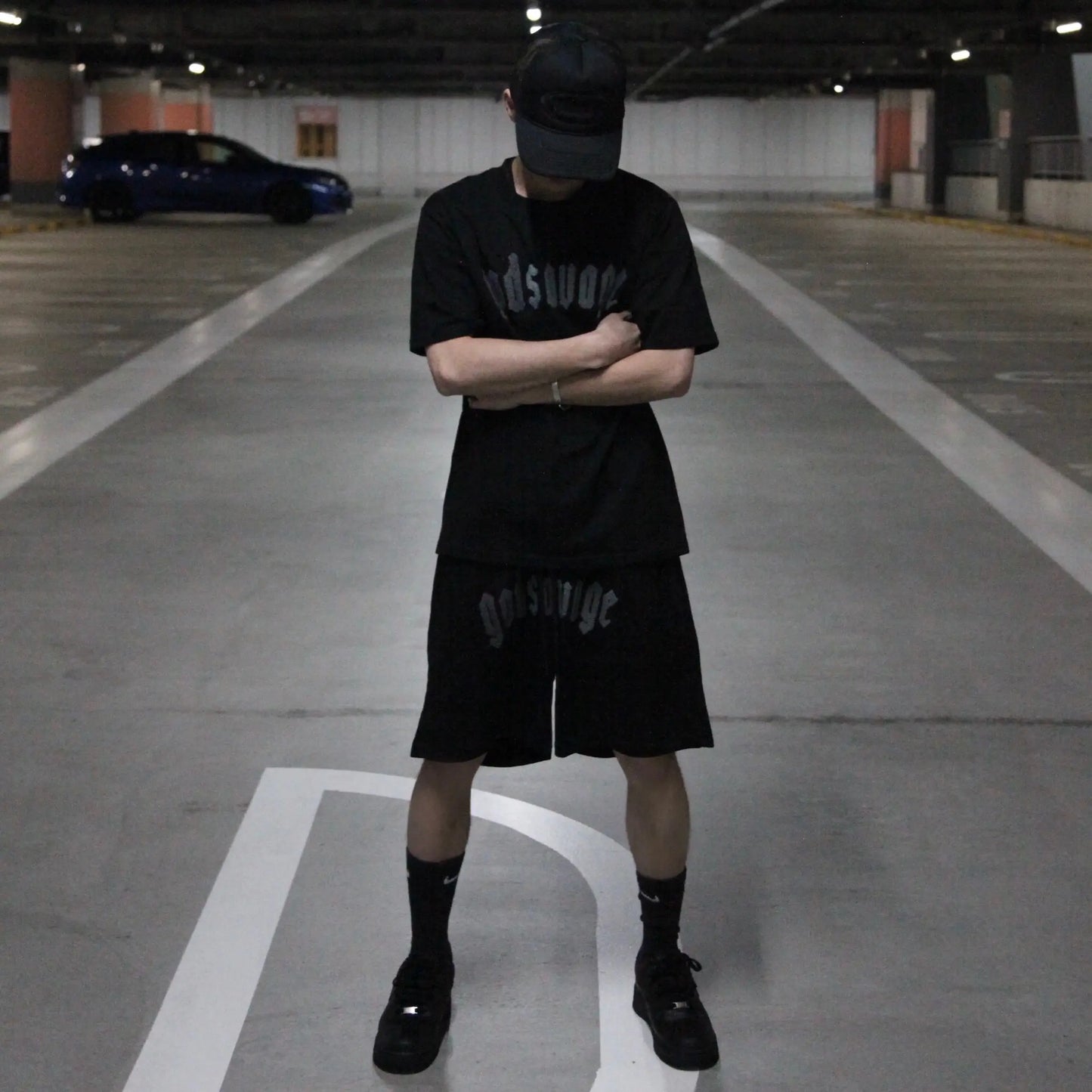 OG LOGO SHORTS - BLACK