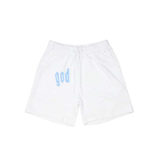 OG LOGO SHORTS - WHITE & BLUE