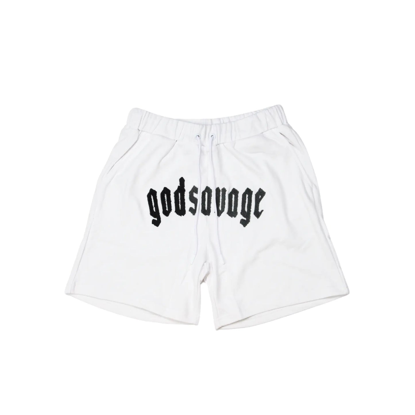 OG LOGO SHORTS - WHITE & GREY