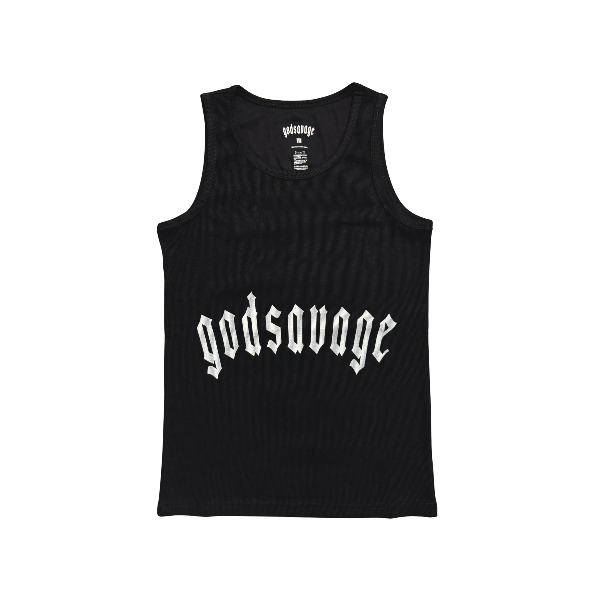 OG LOGO TANK TOP - BLACK – god savage