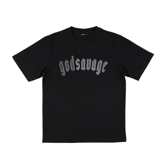 godsavage Tシャツとショーツセット ブラック SUMMER SET – god savage