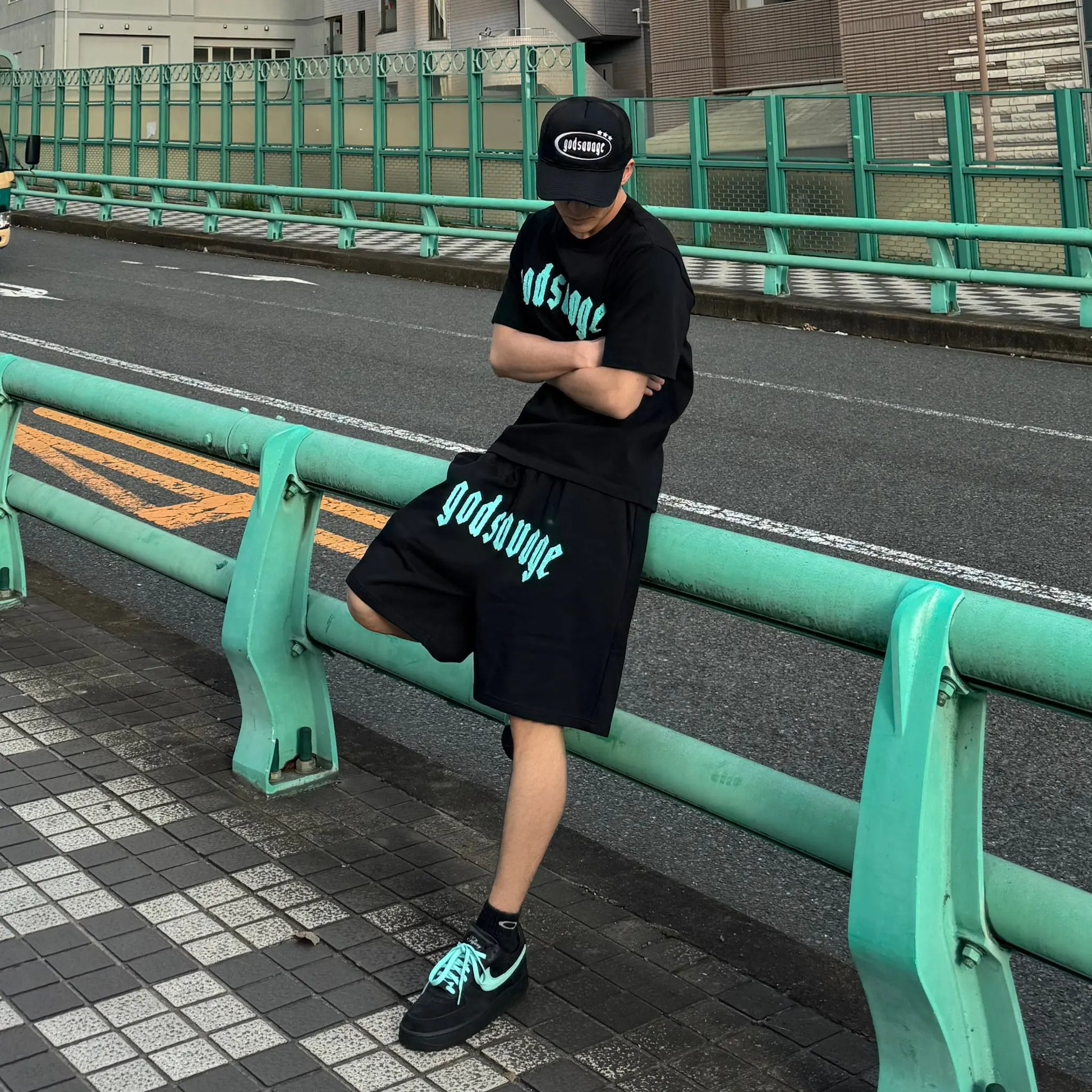 OG LOGO TEE - MINT – god savage OG LOGO TEE - MINT – god savage
