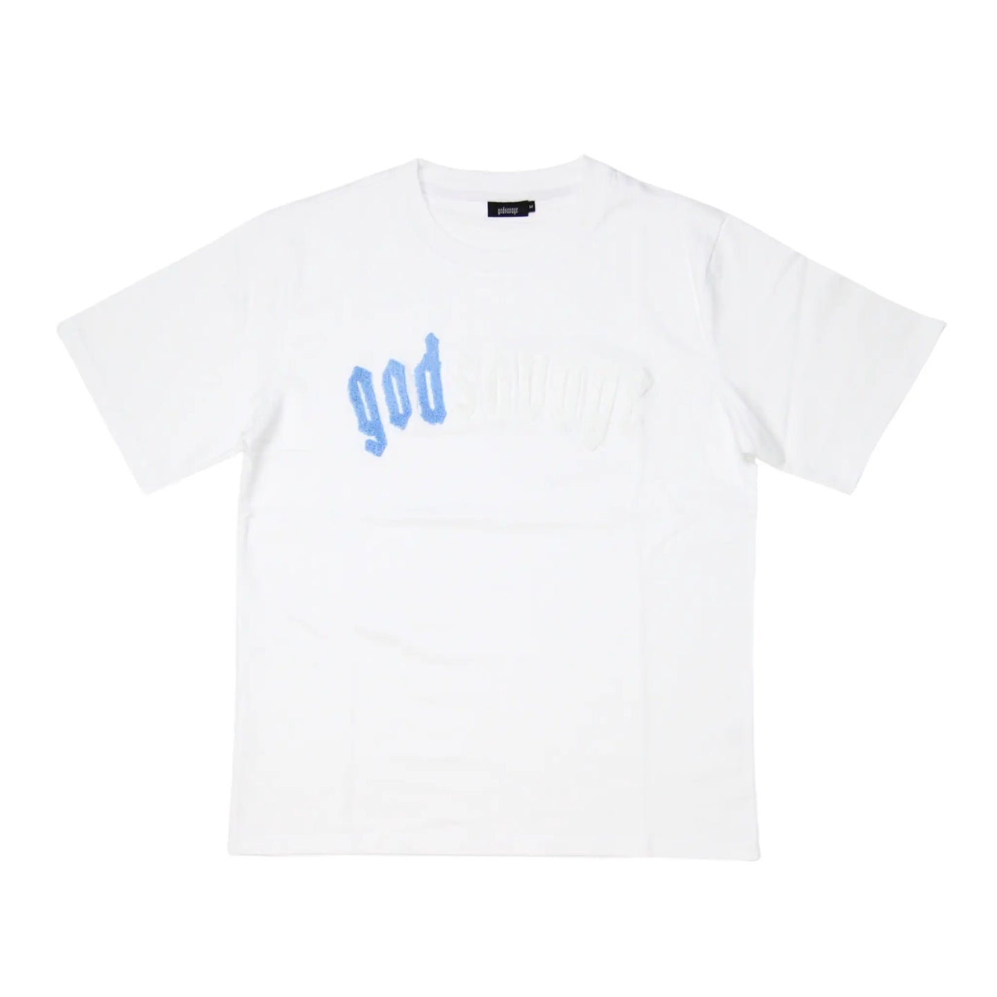 OG LOGO TEE - WHITE & BLUE