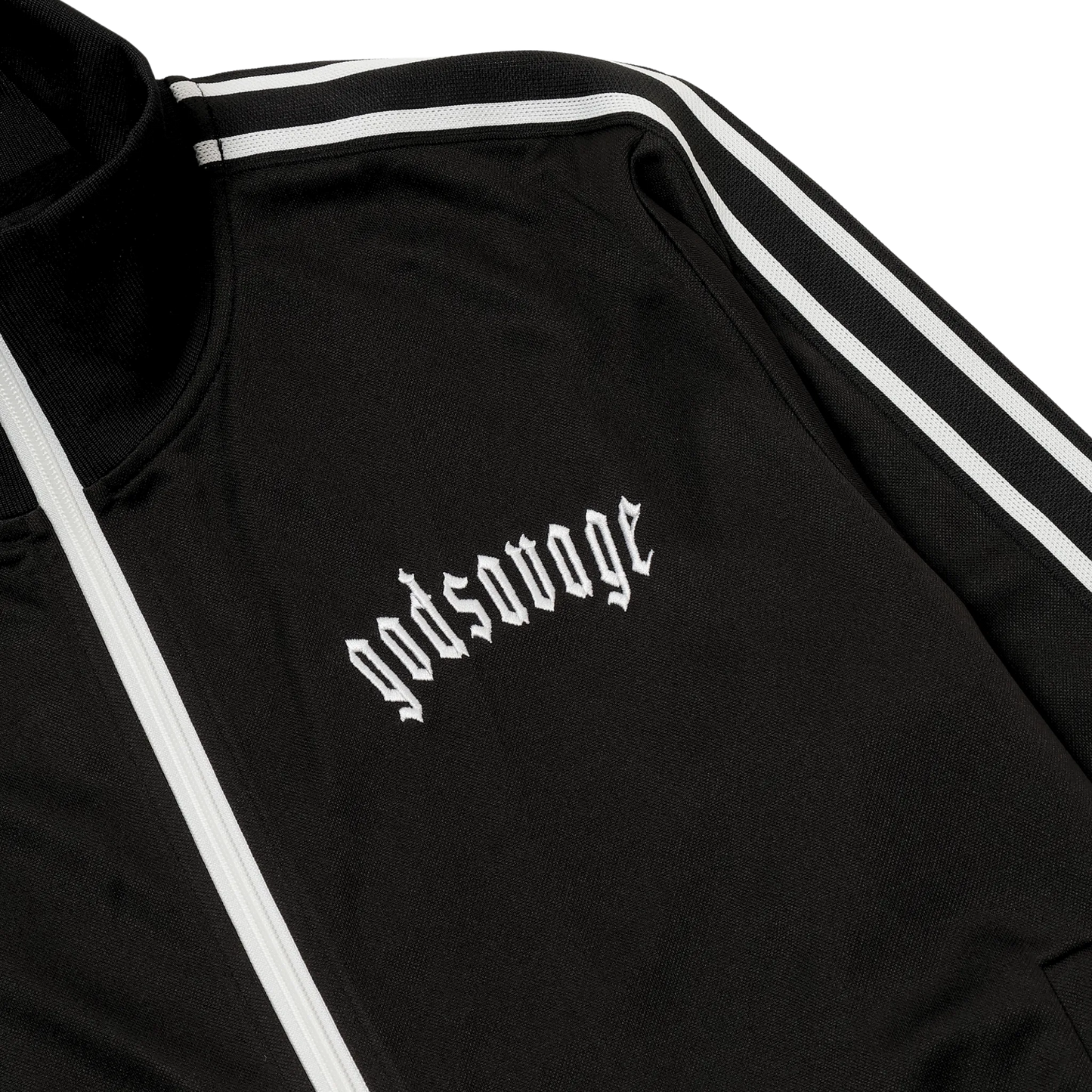OG LOGO TRACK JACKET - BLACK & WHITE