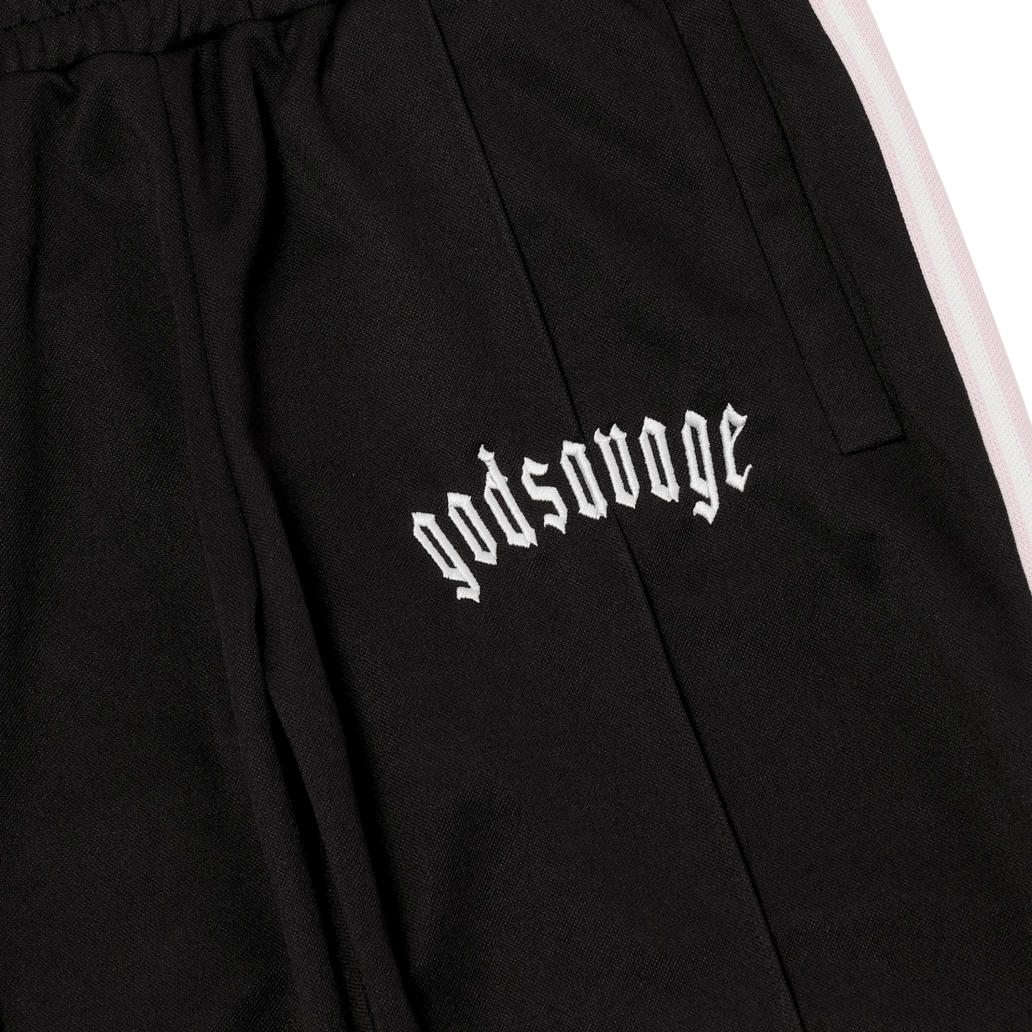 OG LOGO TRACK PANTS - BLACK & PINK