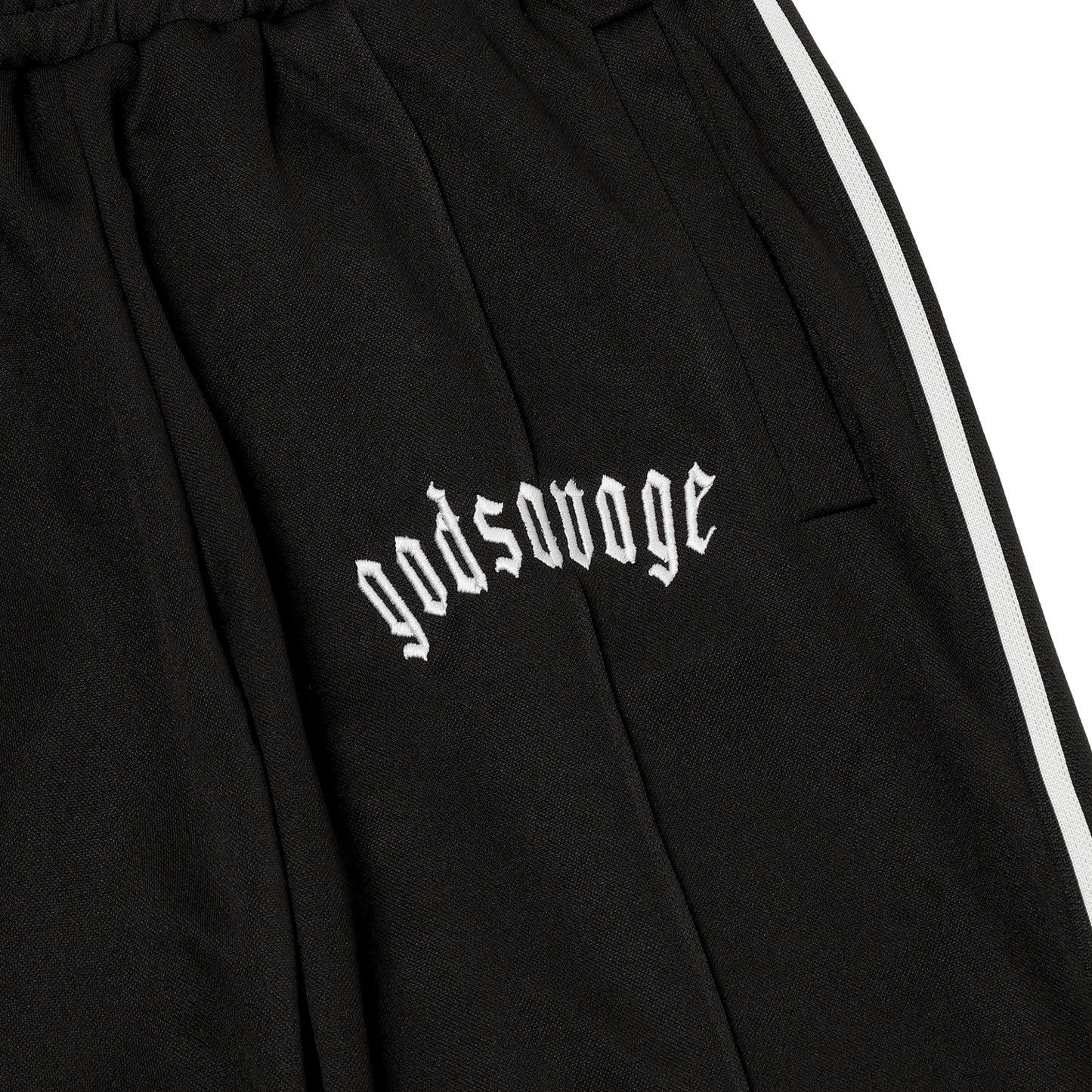 OG LOGO TRACK PANTS - BLACK & WHITE