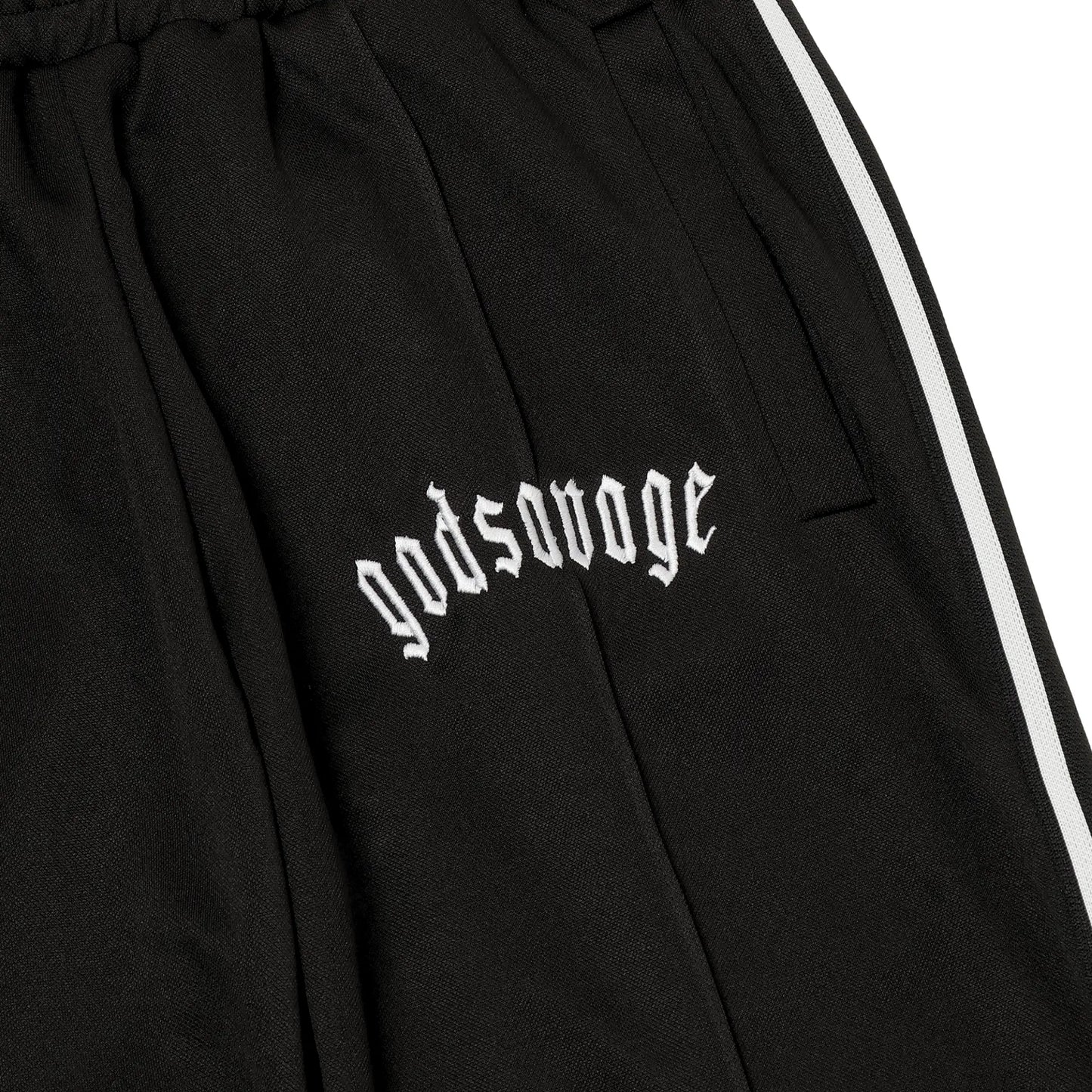 OG LOGO TRACK PANTS - BLACK & WHITE