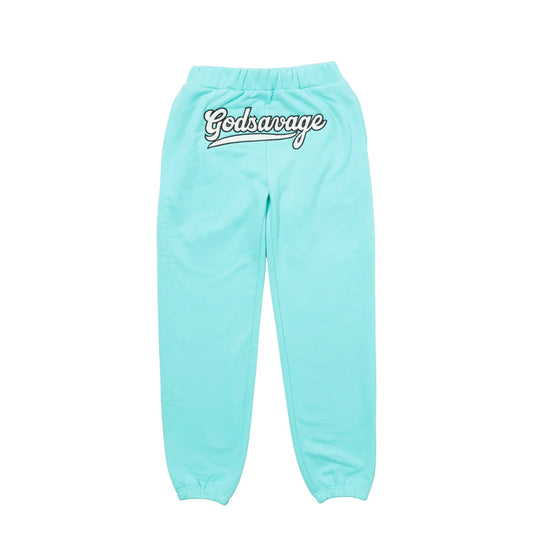 WAVY LOGO SWEATPANTS - MINT