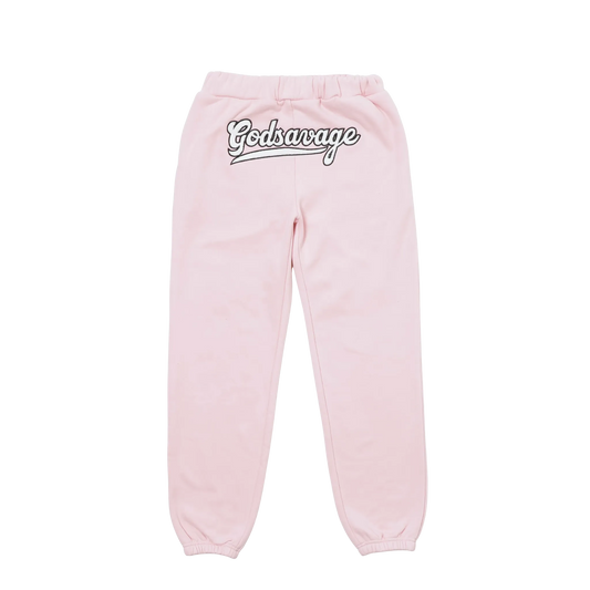WAVY LOGO SWEATPANTS - PINK