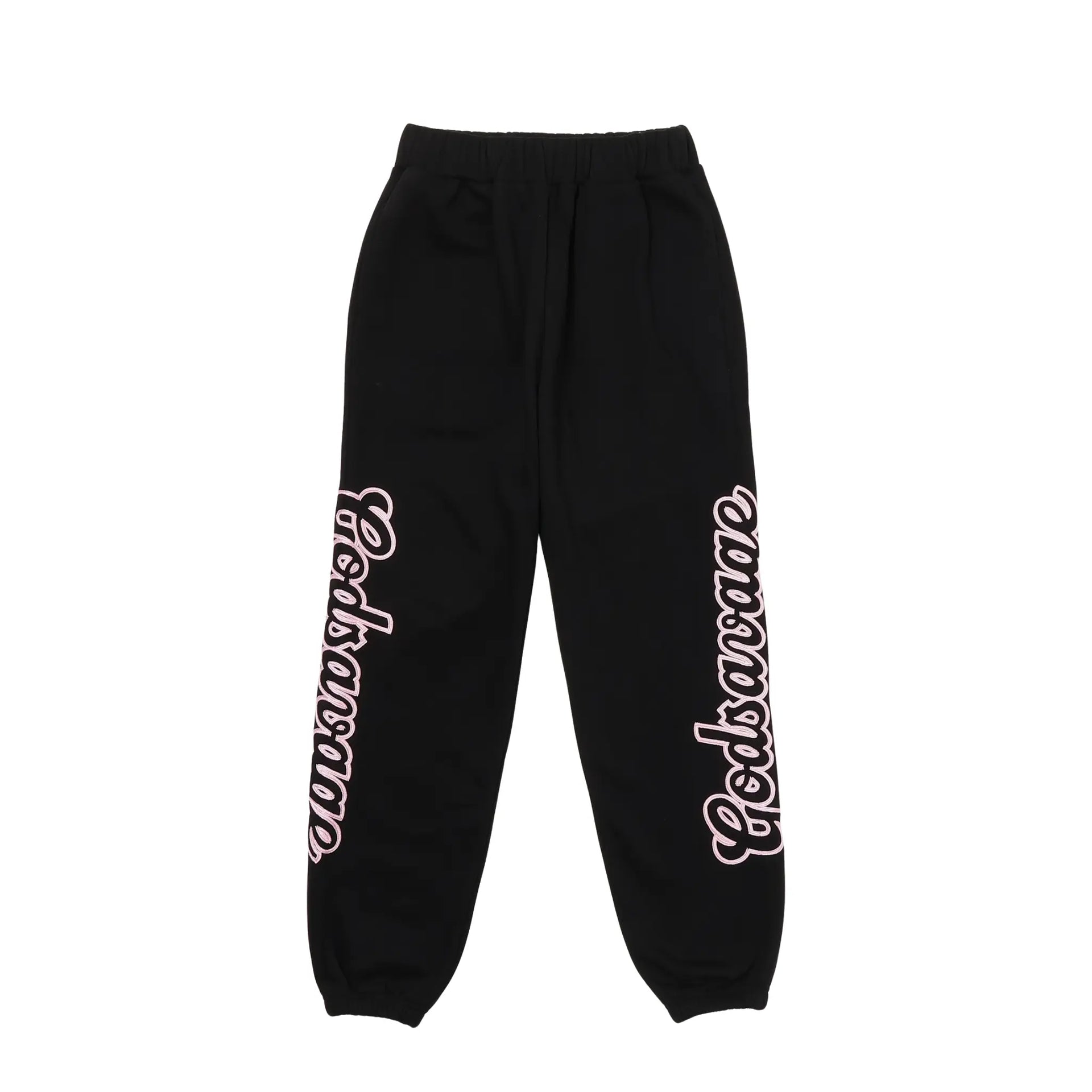 パンツ GODSAVAGE OG LOGO SWEATPANTS - BLACK REFLECTIVE LOGO